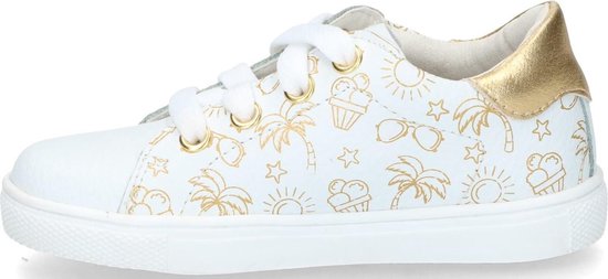 IK-KE veterschoen, Veterschoenen, Meisje, Maat 26, wit/goud | bol.com