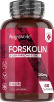 WeightWorld Afslankpillen Forskolin 1000mg - 60 fatburner capsules - Geschikt voor vrouwen en mannen