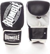 Rumble Winner Leer Zakhandschoen Zwart-Wit M