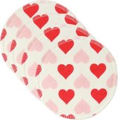 Breast Pads Wasbare Zoogcompressen - hartjes  - 4 stuks