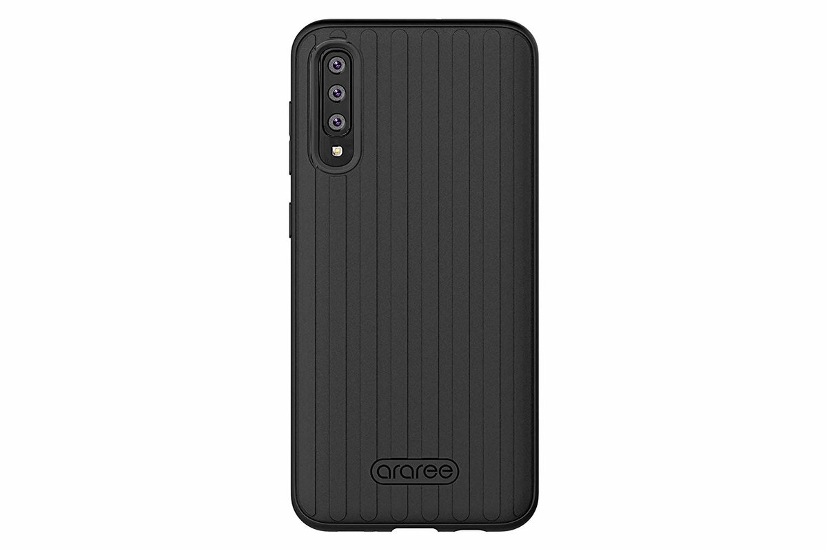 Geschikt voor Samsung Galaxy A50/A50s/A30s Araree TPU Hoesje AirDome Series Back Cover - Zwart