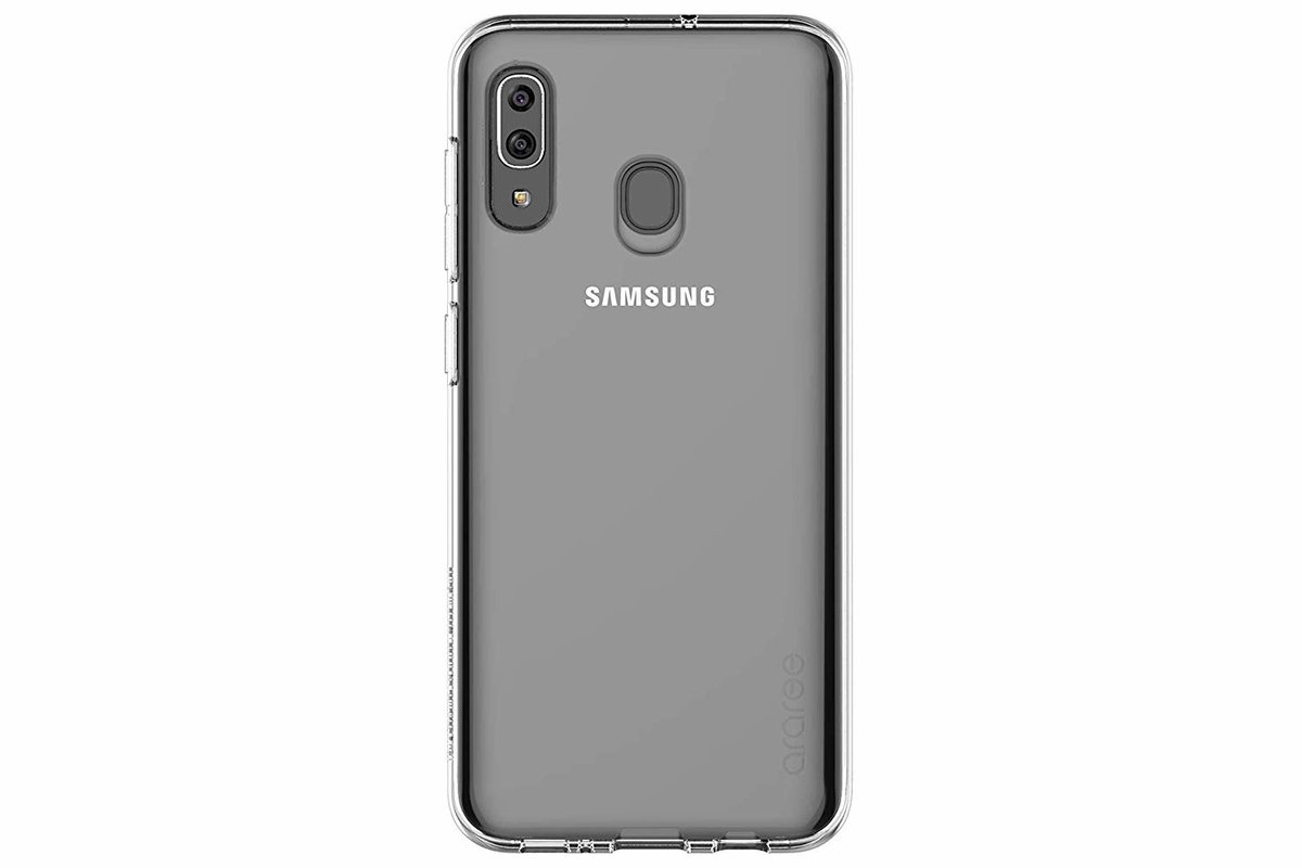 Geschikt voor Samsung Galaxy A30 Araree TPU Hoesje A Cover Series Back Cover - Transparant