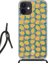 iPhone 12 Mini hoesje met koord - Lemons