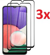 Full Cover 3D Edge Tempered Glass Screen Protector Geschikt Voor Samsung Galaxy A22 5G (6.6 Inch) - Screenprotector Ultradun Gehard Glas - Optimale Display Bescherming - Volledige