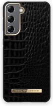 iDeal of Sweden Atelier Case Introductory voor Samsung Galaxy S21 Neo Noir Croco