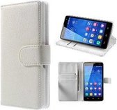 Huawei Honor 3C Hoesje Wallet Case Wit