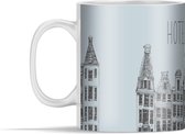 Mok - Mannen cadeautjes - Vaderdag - Illustratie - 350 ml - Beker