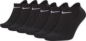 Nike Nike Value No Show Enkelsokken Sokken - Maat 34-38 - Unisex - zwart