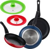 PANS SET 3 + 2 TAPAS UNIVERSALES, ALUMINIUM PRESSING, geschikt voor inductie