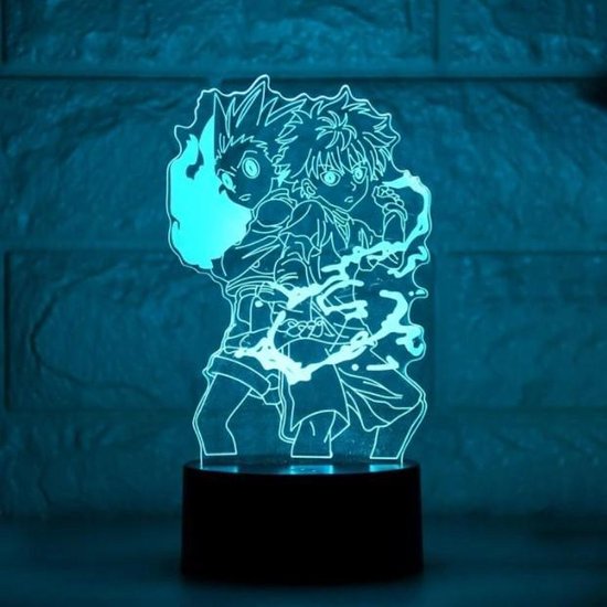 3DAnimeLeds - Gon x Killua Design - HxH - Hunter x Hunter - Lampe 3D - Led  Light - Anime | bol.com