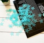 Glow in the dark sterren blauw | Muursticker - Kinderkamer