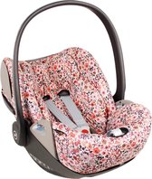 Ukje - Cybex autostoel hoes Cybex Cloud Q - Roze bloemen