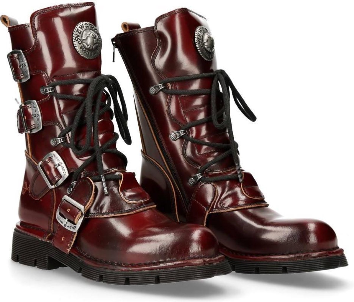 New Rock M-1473-S82 Laarzen 46 Shoes Bordeaux rood
