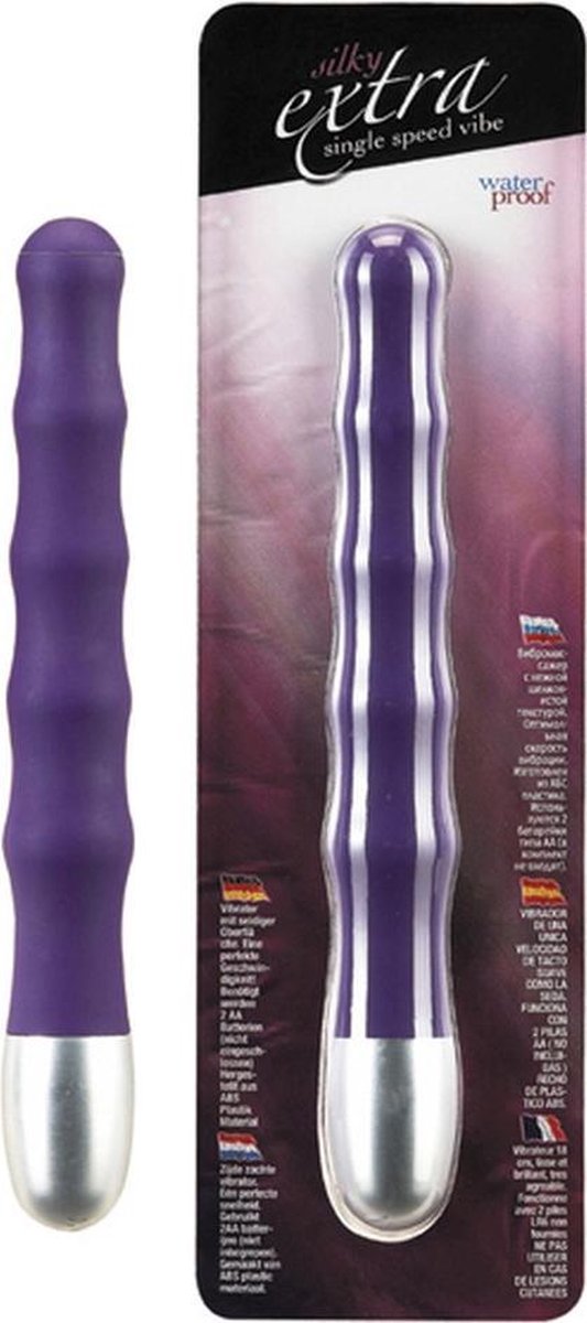 Seven Creations Vibrator Love Toy Silky Extra Single Speed Vibe Paars