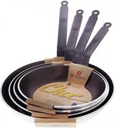 De Buyer CHOC Lyonnaise Koekenpannenset, 24+26+28+32cm