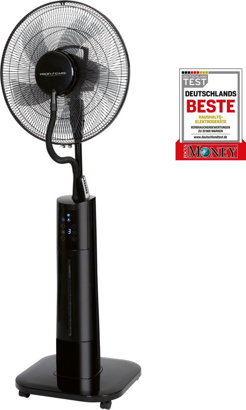 ProfiCare PC-VL 3089 LB - staande ventilator 40cm met luchtbevochtiger -  zwart- voice... | bol.com