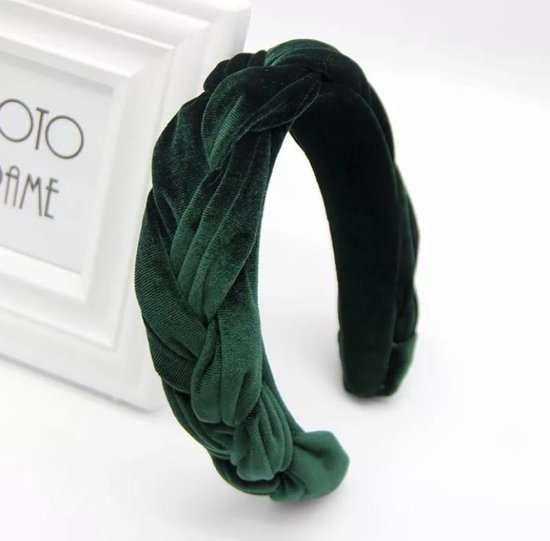 Diadeem Haarband-Boog Haarband-Hoofdband-Haaraccessoire-Outdoor Haaraccessoire-Dames Hoofdband-Kleur: Groen