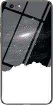 Sterrenhemel geschilderd gehard glas TPU schokbestendig beschermhoes voor iPhone 6s Plus / 6 Plus (Universe Starry Sky)