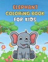 Elephant coloring book for kids