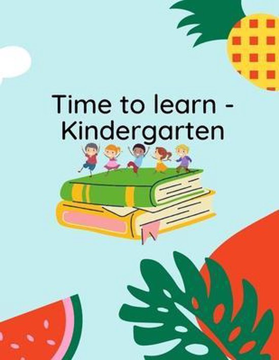 Children's Kindergarten-1st Grade Learning Activity Book - cover
