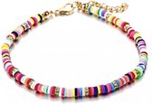 Enkelbandje - Kralen - Anklet - Lengte Verstelbaar 24-31 cm - Multicolor - Dielay