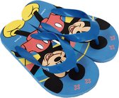 Disney Teenslippers Mickey Polyethyleen Donkerblauw Maat 28