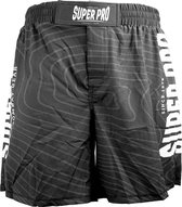 Super Pro Combat Gear MMA Short Zwart/Wit Large