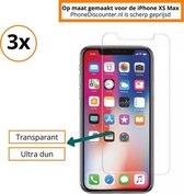 3x iPhone XS Max Screenprotector | Premium Kwaliteit | Tempered Glass | Protective Glass | Gehard Glas | Bescherm Glas