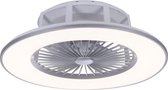 Paul Neuhaus maki - Moderne LED Dimbare Plafondventilator met lamp met Dimmer - 1 lichts - Ø 56 cm - Staal - Woonkamer | Slaapkamer | Keuken