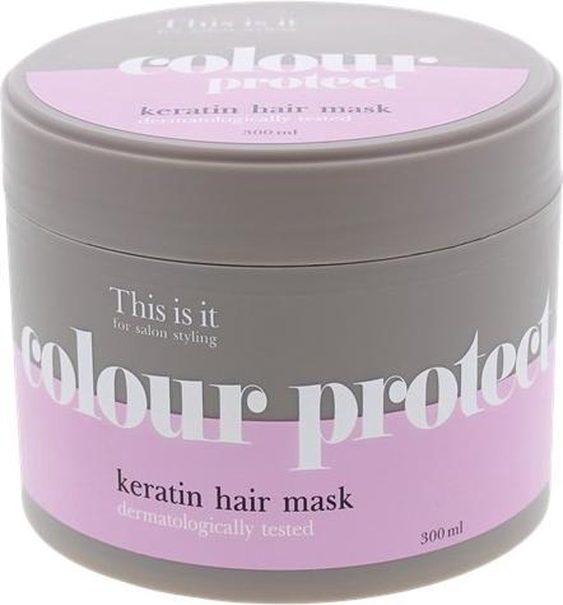 This is it - Keratine haarmasker - Voor salonstyling - kleurbescherming - dermatologisch getest - 300ml