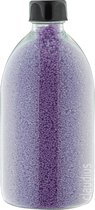 Badkaviaar Lavendel 400 gram met zwarte dop - set van 6 stuks - bad parels