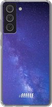 6F hoesje - geschikt voor Samsung Galaxy S21 FE -  Transparant TPU Case - Star Cluster #ffffff