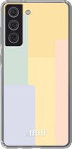 6F hoesje - geschikt voor Samsung Galaxy S21 FE -  Transparant TPU Case - Springtime Palette #ffffff