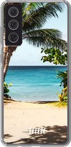 6F hoesje - geschikt voor Samsung Galaxy S21 FE -  Transparant TPU Case - Coconut View #ffffff