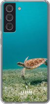 6F hoesje - geschikt voor Samsung Galaxy S21 FE -  Transparant TPU Case - Turtle #ffffff