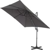 Bol.com ACAZA® Kantelbare Zweefparasol 250x250 cm - Sterke Zweef Parasol - Duurzame parasol – 360 ° Draaibaar – UV werend doek -... aanbieding