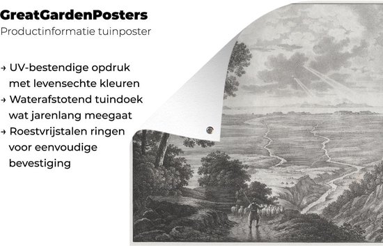 Affiche de jardin - la vue d'Ida sur la Crète - 120x90 cm