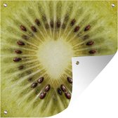 Tuindoek Kiwi - Hart - Fruit - 100x100 cm