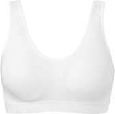 SCHIESSER Seamless Light dames bralette - met uitneembare cups - wit - Maat: 3XL