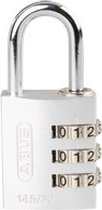 ABUS combinatie-cijferslot Serie 145 - aluminium beugel 30 mm Zilver