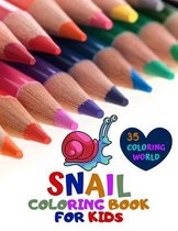 Snail coloring book for kids