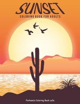 Sunset Coloring Book For Adults