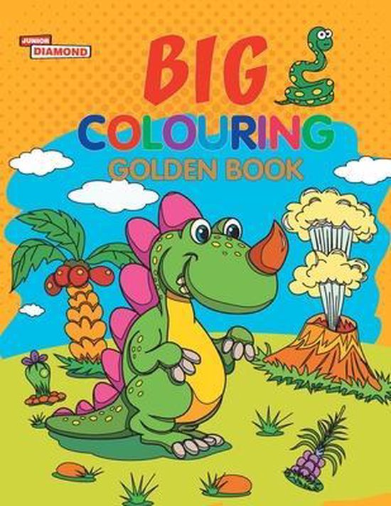 Big Colouring Golden Book for 5 to 9 years Old Kids Fun Activity and ...