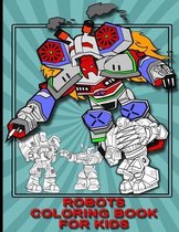 Robots Coloring Book for Kids
