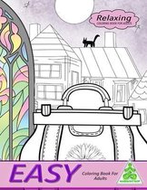 Relaxing coloring book for adults: coloring book for adults EASY