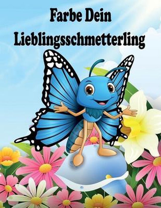 Farbe Dein Lieblingsschmetterling - cover