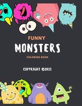 Funny Monster COLORING book