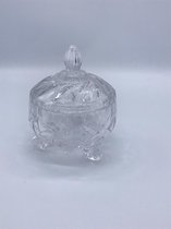 Sigma Glass -Kristal -  Club Snoeppot - Glazen Voorraadpot met glazen deksel