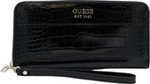 Guess Katey Slg Large Zip Around Dames Portemonnee - Zwart