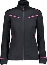 Cmp Softshell Jas Dames Polyester Zwart/roze Maat 48